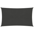 vidaXL Sonnensegel 160 g/m² Anthrazit 2,5x5 m HDPE