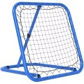 HOMCOM - Fußball Rebounder, One Size, Blau