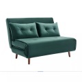 Sofa 2-Sitzer mit Schlaffunktion - Samt - Tannen - URIBIA Sofa 2-Sitzer mit Schlaffunktion - Samt - Tannen - URIBIA