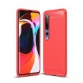 Xiaomi Mi 10 / 10 Pro - Metall Carbon Look Gummi Hülle