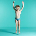 Badehose Slip Baby/kinder Bedruckt Tiger Blau Jungen Blau 18M