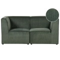 Beliani, 2 Sitzer Sofa aus Cord Modern LEMVIG 2 Sitzer Sofa aus Cord Modern LEMVIG