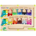 Activity-board, Activity-board - Magnetisches Labyrinth Spielzeug Sortierspiel Farben und Zahlen Lernspiel Magnete Motorisches für Kinder, Multicolor