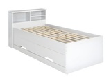 Vente-unique, Bett mit Bettkasten BORIS + Lattenrost Bett mit Bettkasten BORIS + Lattenrost