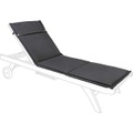 mutoni Garten Deluxe, Gartenkissen für Liegen Olefin 63x190 anthrazit