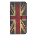 iPhone 12 mini - Leder Hülle UK Flagge