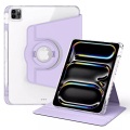 Cover-Discount - iPad Air / Pro 11 - 2in1 drehbare Hülle mit Rückseite + Deckel, Weiss Bunt, 11