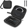Festplatten Trage Tasche Für Samsung T7 Touch-ssd (500gb1tb2tb) Stoßfest Hart Hülle Organizer Für Unisex Schwarz 10