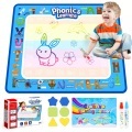 Activity-board - Kinderspielzeug, Wassermalmatte Spielzeug Färbematte mit Wasserstift, One Size, Blau