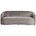 Beliani - 3 Sitzer Sofa aus Stoff Modern ROSET, One Size, Braun Bunt