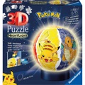 Ravensburger, 3D Puzzleball Nachtlicht Pokémon