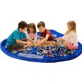 eStore Aufbewahrungstasche/Spielmatte für Spielzeug-Blau