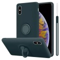Hülle für Apple iPhone XS MAX TPU Silikon mit Ring Liquid