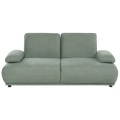 Beliani - 2 Sitzer Sofa aus Stoff Modern NACKA, One Size, Grün Bedruckt