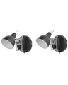 Beliani Wandleuchte schwarz 2er Set Glockenform HARRINGTON