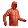 Daunenjacke Bergtrekking Mt100 Komfort Bis -5°c Herren Herren Braun L