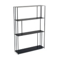 Bücherregal Parallel Xs Slim Unisex Schwarz ONE SIZE