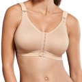 Frontline Open - Sport Bh Mit Vorderverschluss Damen Tan A/85