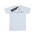 Text Logo Tshirt Mädchen Weiss 128