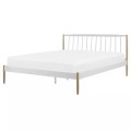 Bett mit Lattenrost aus Metall Klassisch MAURS Bett mit Lattenrost aus Metall Klassisch MAURS