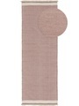 Wollteppich Läufer Karla Pink Wollteppich Läufer Karla Pink