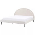 Beliani - Bett mit Lattenrost aus Stoff Retro MARGUT, 180x200 cm