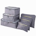 Organizer-set Für Reisetaschen - Grau Unisex 31cm