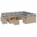 VidaXL - Garten-sofa poly-rattan, One Size, Beige