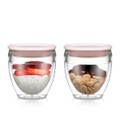 BODUM, 2 Becher PAVINA TO GO 0.2 L Strawberry 2 Becher PAVINA TO GO 0.2 L Strawberry