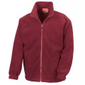Fleecejacke, Antipilling Herren Weinrot L