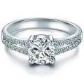 Damen Ring Damen Silber 48