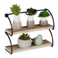 B2X - Wandregal im Industriestil 2 Regale, 24cm