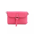 Handtasche Cleo, Leder Damen Rosa ONE SIZE