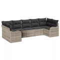 VidaXL - Outdoor-sofa poly-rattan, One Size, Grau