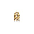 Anhänger Sternzeichen Zwillinge Gelbgold 750, 21x12mm Damen Gelbgold ONE SIZE