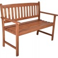 GARDEN PLEASURE Gartenbank »PROMOTION«, Eukalyptus, 110x85x56 cm, braun