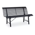 B2X - Gartenbank aus Stahl, Anthrazit, 130X45CM