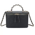 Gallantry - Vanity-Tasche gesteppt elegant, One Size, Schwarz