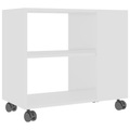 vidaXL Beistelltisch Weiß 70 x 35 x 55 cm Spanplatte