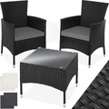 Rattan Gartenset Luzern 2+1 Rattan Gartenset Luzern 2+1