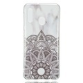 Galaxy A20e - Softes Silikon Gummi Case Mandala Marble