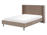 Beliani, Bett mit Lattenrost aus Samtstoff Modern VILETTE Bett mit Lattenrost aus Samtstoff Modern VILETTE