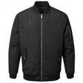 Gepolsterte Bomberjacke Herren Schwarz L