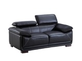 Vente-unique, Ledersofa 2Sitzer MACELO Ledersofa 2Sitzer MACELO