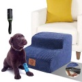 Alopini - Wasserdichte Haustiertreppe, abnehmbare Hundetreppe für Sofabett, tragbare Katzentreppe mit, One Size, Blau