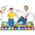 Activity-board, Activity-board - Kinderklaviermatte, Musikmatte Kinder mit 8 Instrumenten 17 Liedern, Baby Tanzmatte Klavier Teppich musikalisches Spiel Kleinkind Spielzeug, One Size, Multicolor
