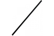 WEBSTAR Trinkhalm 19,7cm 421000 schwarz, Papier 100 Stück
