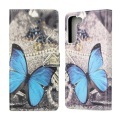 Galaxy S22 - Leder Hülle Etui Schmetterlinge