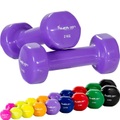 Profi Vinyl Hanteln 2er Set Unisex Flieder 2 kg