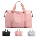 Sporttasche Mit Nassfach, Freizeithandtasche Faltbar, Turnbeutel, Einkaufstasche, Reisetasche Für Kurztrips Damen Pink ONE SIZE